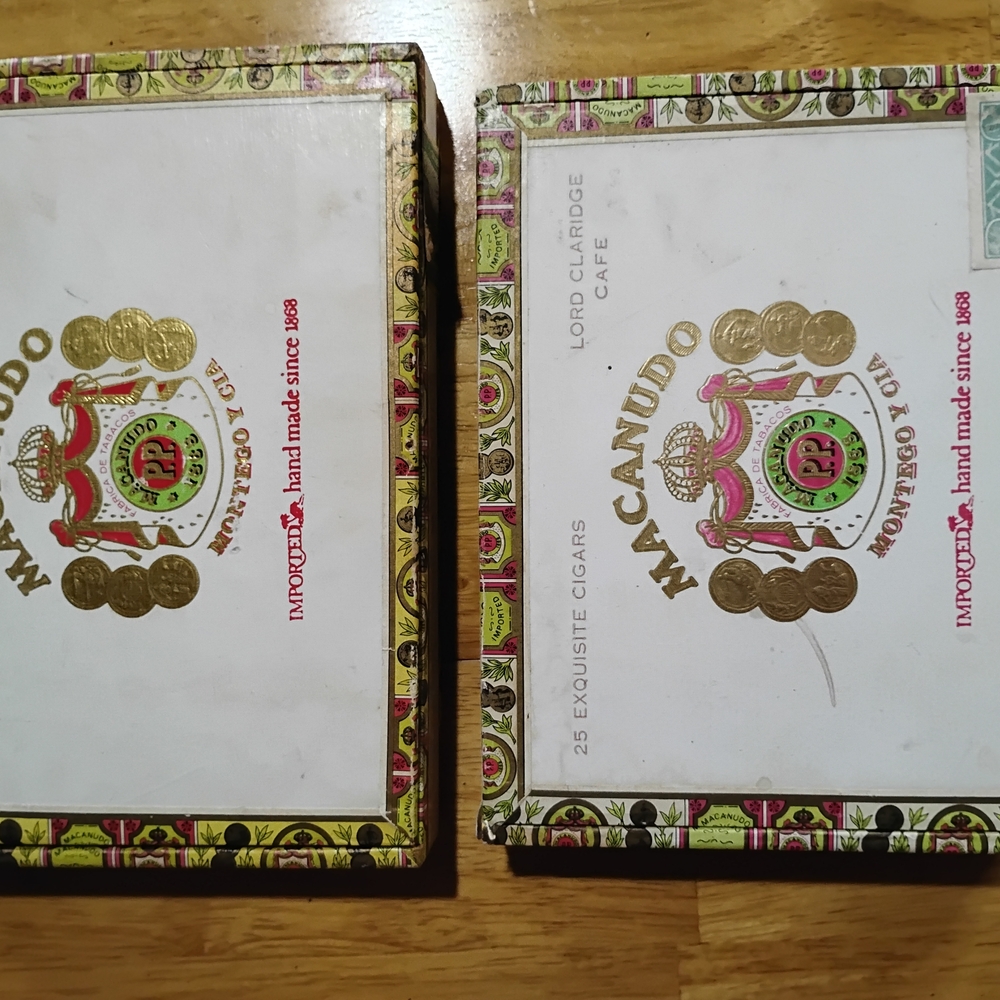 Macanudo Cigar Boxes
